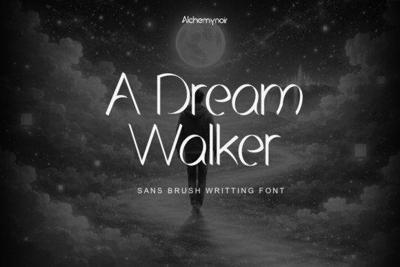 A Dream Walker: A Font for Creative Vision