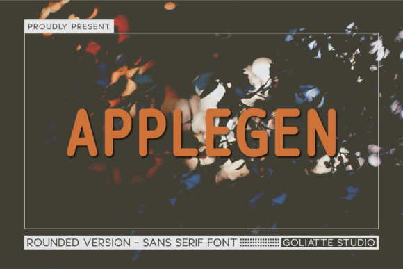 Applegen: A Bold Sans Serif for Web Design