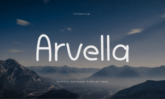 Arvella: A Font with Character