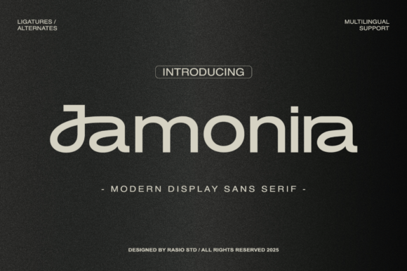Jamonira: A Modern Typeface for Digital Campaigns