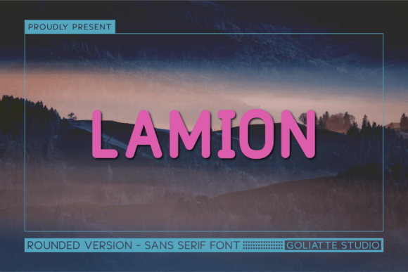 Lamion: A Whimsical Sans Serif Font