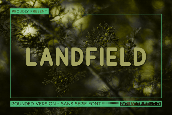Landfield: A Bold Font for Business Branding