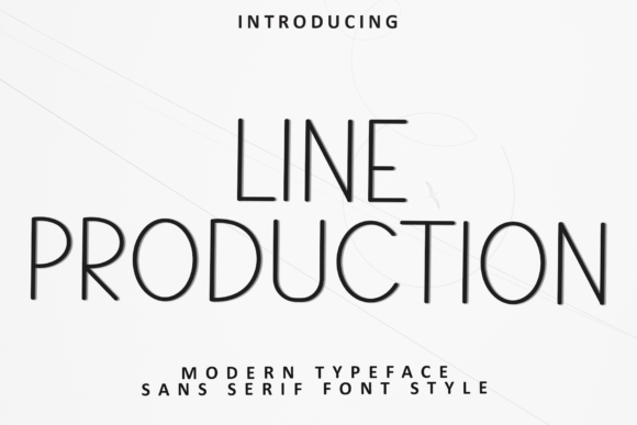Line Production: A Festive Font for Editorial Design