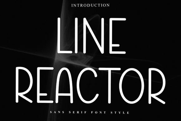 Line Reactor Font for Web Design