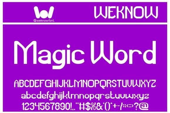 Magic Word Font for Business Branding