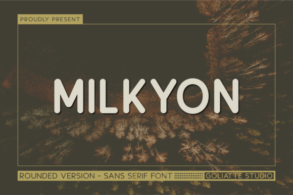 Milkyon: A Bold Font for Creative Web Design