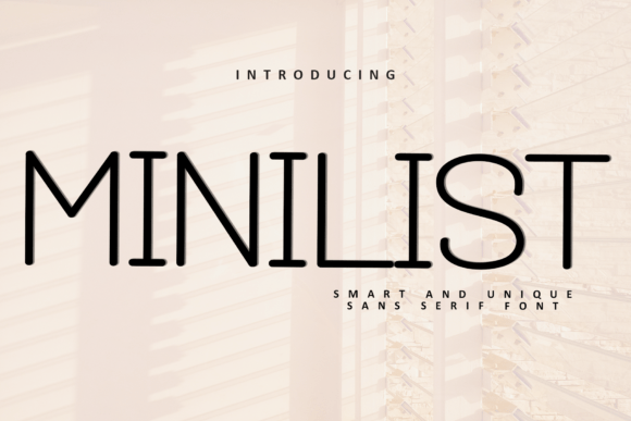 Minilist: A Beautiful Font for Creative Makers