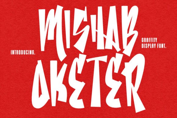 Mishab Oketer Font for Creative Marketing