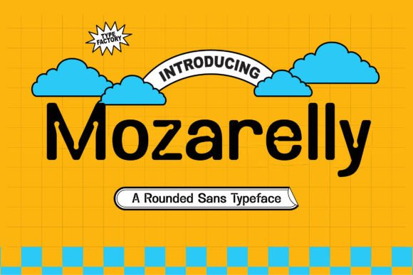 Mozarelly Font: Playful Sans Serif for Web Design
