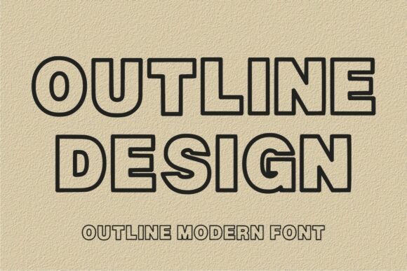 Outline Design: A Versatile Sans Serif Font