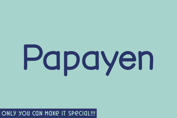 Papayen: A Modern Sans Serif with Personality