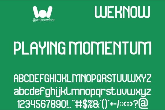 Playing Momentum: A Font for Business Growth