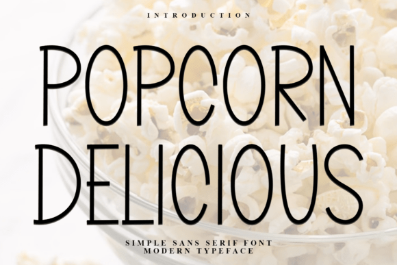 Popcorn Delicious Font