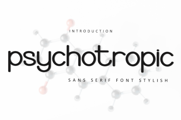 Psychotropic Font for Editorial Design