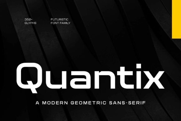 Quantix: A Futuristic Font for Modern Design