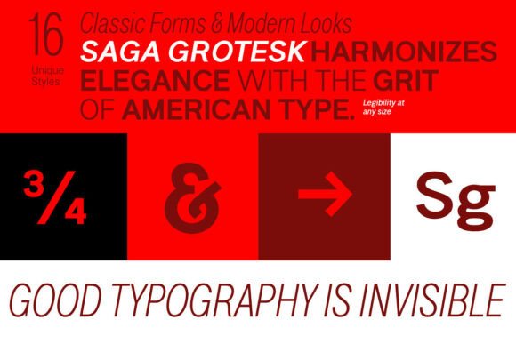 Saga Grotesk: A Font for Editorial Excellence