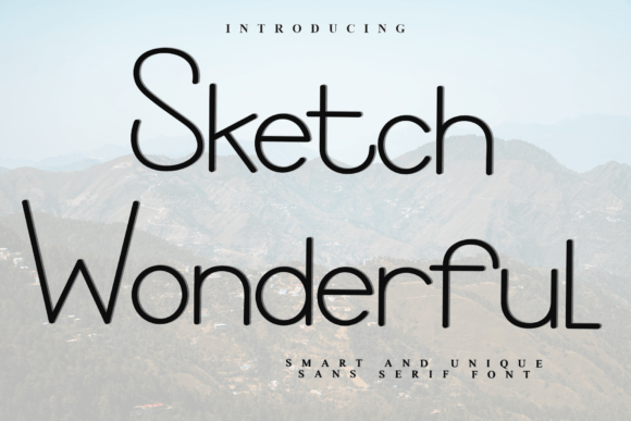 Sketch Wonderful: A Festive Font for Creative Projects
