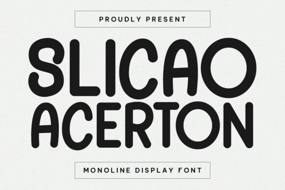 Slicao Acerton Font Review