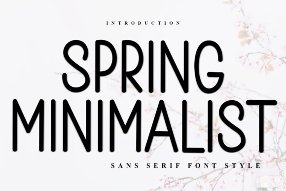 Spring Minimalist Font