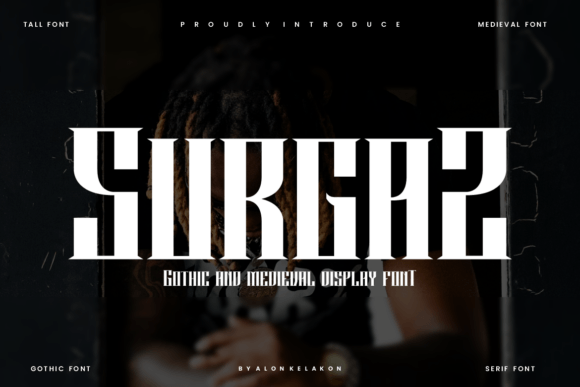 Surgaz: A Bold Serif for Real-World Design