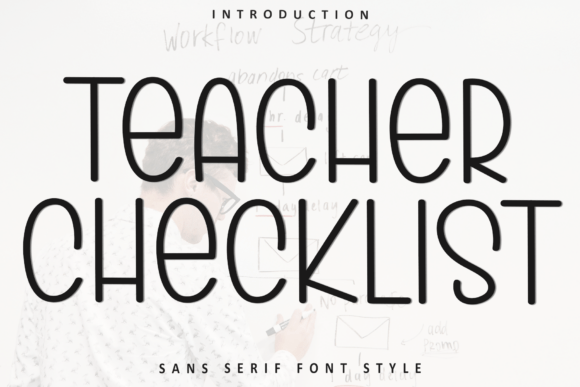 Teacher Checklist Font for Business