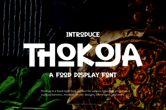 Thokoja: A Fun Display Font