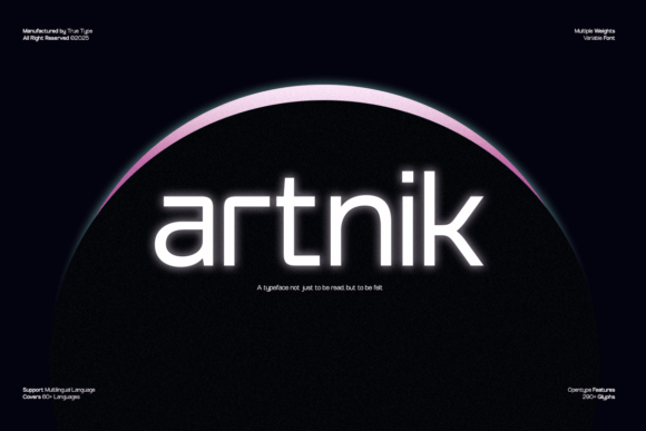 TRT Artnik: A Modern Sans Serif for Web Design