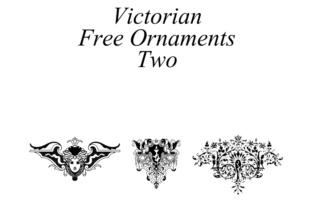 Victorian Ornaments Font for Classic Design